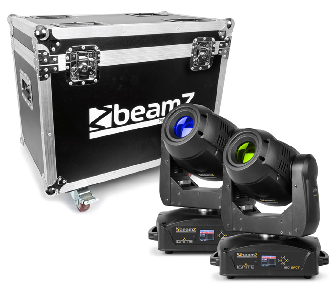 Tronios BeamZ IGNITE180S in flightcase