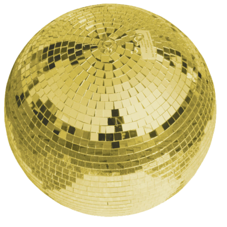 Mirror ball gold