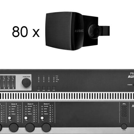 AUDAC MTX48 + PMQ480 + WX302