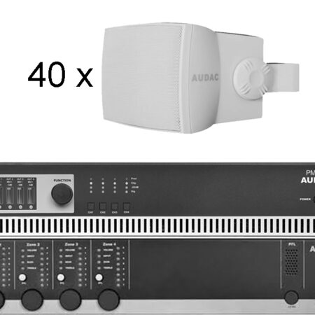 AUDAC MTX48 + PMQ480 + WX502