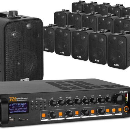 Tronios Power Dynamics PDV240MP3 + 16 x BV40V