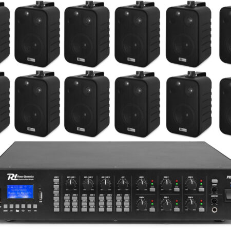 Tronios Power Dynamics PRM606 + 12 x BV40V