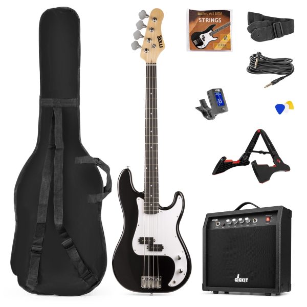 MAX GigKit Bass Guitar Pack Black